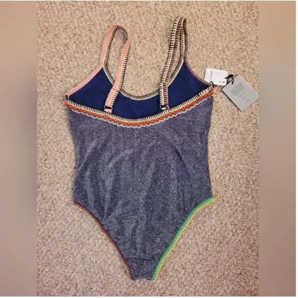 Free People NWT It's Now Cool One Piece Swim Suit size XL - Picture 5 of 9